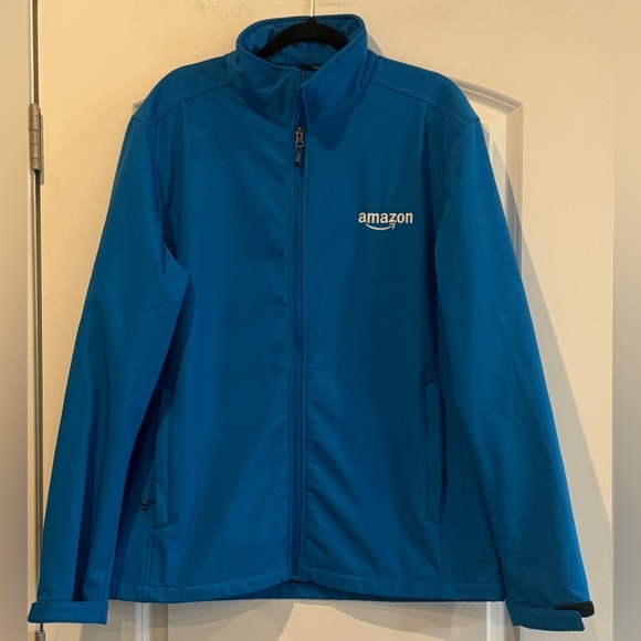 Amazon Employee Jacket Mid Weight Royal Blue Men’s XL - Picture 1 of 13